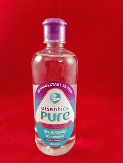 Алкохолен дезинфектант за ръце Pure Essentica с масло от лавандула 500мл